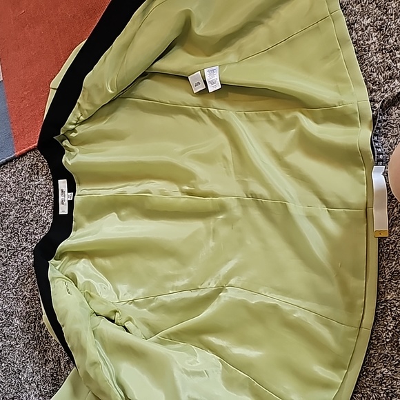 STUNNING JONES STUDIO SEPARATES GREEN BLACK BLAZER - Picture 10 of 13